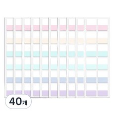 高CP值索引便利貼 6款 x 2入組, 12格, 40個