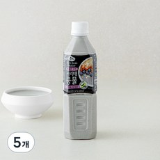 맑은물에 참좋은 국산 서리태콩물, 500ml, 5개