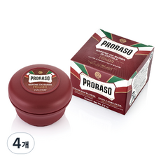 프로라소 쉐이빙 솝 자 너리쉬 샌달우드, 150ml, 4개