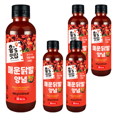 움트리 매운닭발양념, 480g, 5개