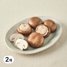 친환경 인증 브라운 양송이버섯, 150g, 2개