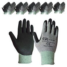 GUARDMAN 混色塗層手套, 灰色, 20組