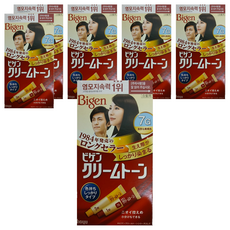 Bigen 美源 Cream Tone染髮劑, 7G 自然黑棕色, 6盒