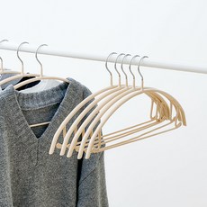 SHABATH 防滑無痕衣架, 米色, 50個