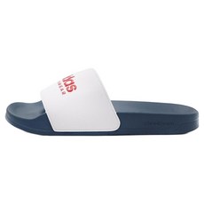 adidas 愛迪達 男女款 ADILETTE SHOWER 拖鞋 II0017, 藍色 + 白色, 275mm