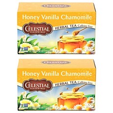 CELESTIAL SEASONINGS 詩尚草本 茶 蜂蜜香草洋甘菊, 2.35g, 20入, 2個