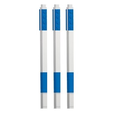 LEGO 樂高 文具 積木原子筆, 藍色, 3支