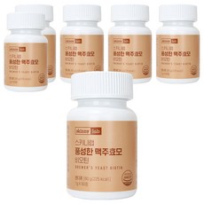 스키니랩 풍성한 맥주효모 비오틴, 60정, 6개
