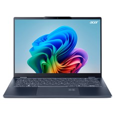 acer 宏碁 Swift AI 筆記型電腦 14吋 2.8K 2880 x 1800 OLED 鏡面/Ultra 5 228V/Intel® ARCTM Graphics 原廠保固, 藍色, 512GB, 32GB, Windows 11, SF14-51-53QN