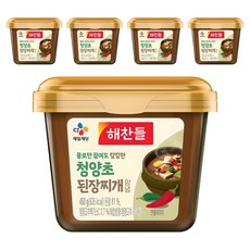 CJ Haechandle 好餐得 只用水煮就很夠味的青陽辣椒大醬湯調味料, 450g, 5個