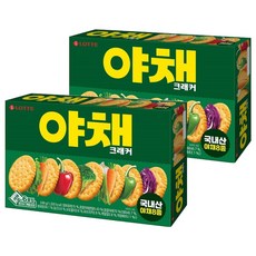 롯데 야채 크래커 벌크, 249g, 2개