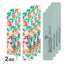 Velotti 迷你指甲護理套裝文件 5p + 迷你指甲緩衝液 4p, 混色, 2組