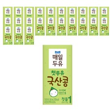 매일유업 매일두유 첫두유 국산콩 1단계 190ml x 24p, 기본, 1개