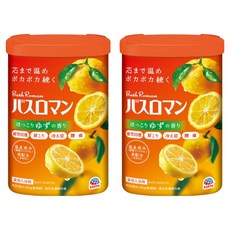 바스로망 입욕제 유자, 600g, 2개