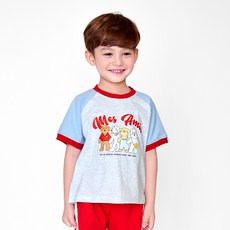 MARI N MORI 兒童 Monami 拉格蘭 T恤