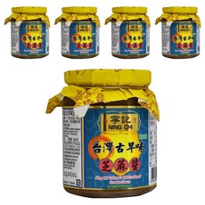 寧記 古早味白芝麻醬, 醬香醇厚, 涼拌麵、菜皆可, 280g, 5瓶