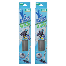 多麼潔 Y型超潔膠棉替換頭 膠棉服貼地面, 29 x 5cm, 2盒