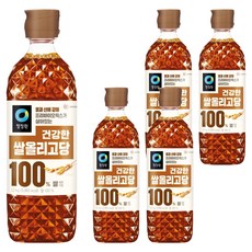 청정원 건강한 쌀올리고당, 1.2kg, 5개