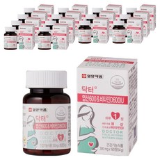 일양약품 닥터플러스 엽산 600 앤 비타민D600IU, 15개