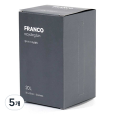프랑코홈 분리수거 비닐봉투 50p, 20L, 5개