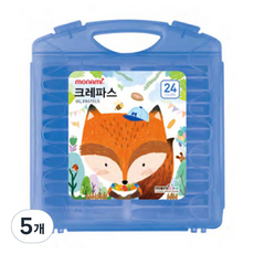 monAmi Monijoo 蠟筆 海軍藍, 24色, 5個