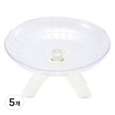 딩동펫 햄스터 플라잉 휠 쳇바퀴, 화이트, 5개