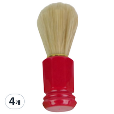 Ocean Reeve 入門款八角刮鬍刷 紅色, 1入, 4個