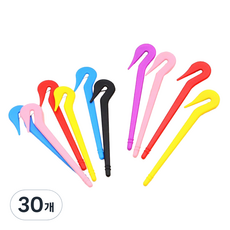 Bidangil Curtina 髮圈移除 Easy Cut 橡皮筋切割刀, 隨機顏色, 30個