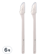 피카소 슬림 눈썹칼, 6개, 혼합색상