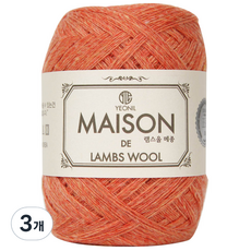 연일섬유 램스울 메종 뜨개실, 20피치멜란지, 3개