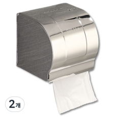 스카위즈 스테인리스 핸드타올 디스펜서, 실버, 2개