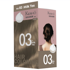 KeSHO 泡泡染髮劑, 1個, 霧奶茶
