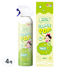 캐리와장난감친구들 유아 키즈 거품놀이 버블클렌저 사과향, 200ml, 4개
