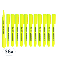Artmoa 螢光筆, 36個, 黃色