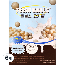 Teein Balls 優格蛋白 巧克力球, 30g, 6個