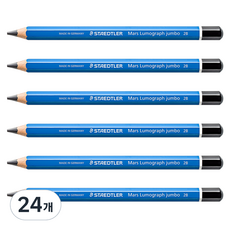STAEDTLER 施德樓 Mars 超級特大鉛筆 2B, 混合顏色, 24個