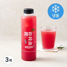 제주깜놀 수박주스 (냉동), 3개, 410ml