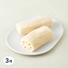 국내산 세척 손질 연근, 3개, 500g