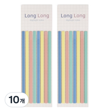 Superssam Long Long 螢光索引, 10個, 粉彩