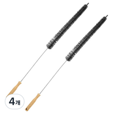 modernmore 滾筒洗衣機 洗衣機刷 縫隙 洗衣機 清潔刷, 黑色, 4個