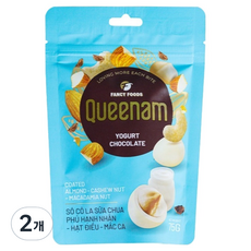 Quin's Farm 優格巧克力球 杏仁 腰果 夏威夷果仁, 75g, 2個