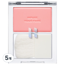 홀리카홀리카 마이페이브 인퓨징 블러쉬 5.5g, 06플러터, 5개