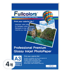 Fullcolors 全彩 相紙 180g, A3, 4個