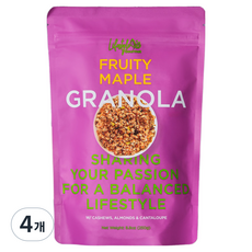 라이프스타일 고메 그래놀라 프루티 메이플, 250g, 4개