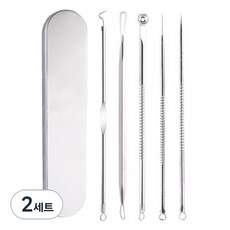 菲尼斯不鏽鋼除粉刺鑷子5件組 D款, 2套