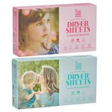 네이쳐러브메레 유아용 섬유유연제 건조기시트 체리블라썸향 40p + 오리지널 40p, 1세트, 1세트