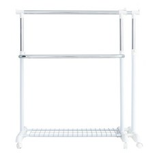 dayneeds 日需百備 魔術伸縮曬衣架, 白色, 1個