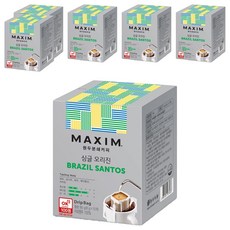 Maxim 麥心 巴西聖多士單品咖啡豆, 8g, 10入, 6盒