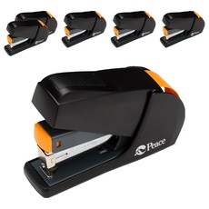 和平舒適訂書機100, 6個, 黑色