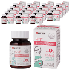 일양약품 닥터플러스 엽산 600 앤 비타민D600IU, 20개